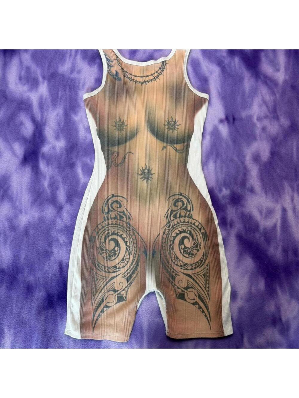 Fashion Nova Tattoo body suit